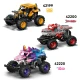 LEGO 42219 Monster Jam™ Grave Digger™ Oheň a led