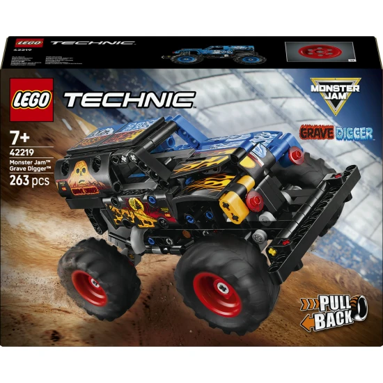 LEGO 42219 Monster Jam™ Grave Digger™ Oheň a led