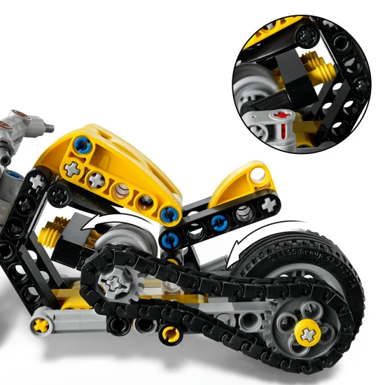 LEGO Technic 42225 Žlutá motorka