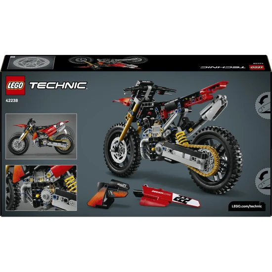 LEGO Technic 42238 Motorka Ducati Desmo450 MX Factory