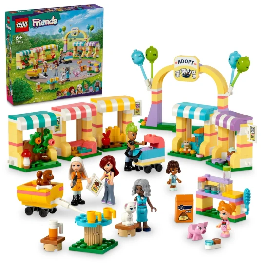 LEGO Friends Den adopce zvířat – hračka plná lásky ke zvířátkům
