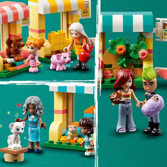 LEGO Friends Den adopce zvířat – hračka plná lásky ke zvířátkům