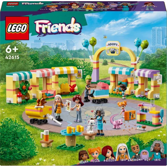 LEGO Friends Den adopce zvířat – hračka plná lásky ke zvířátkům