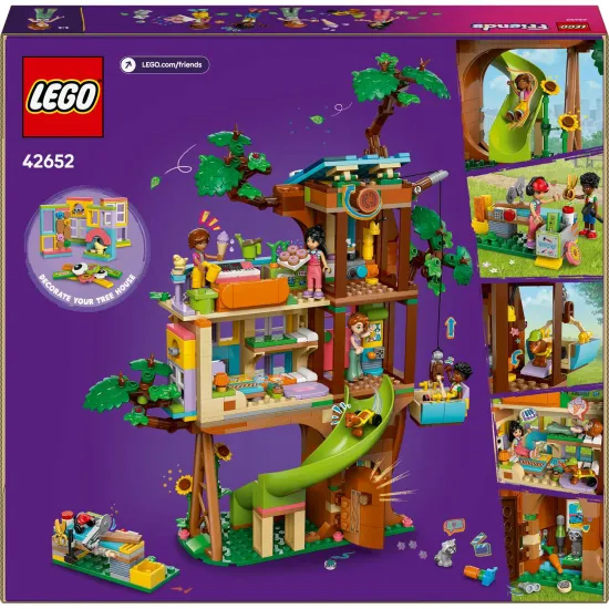 LEGO® Friends 42652 Dům přátelství na stromě s minipanenkami a zvířátky