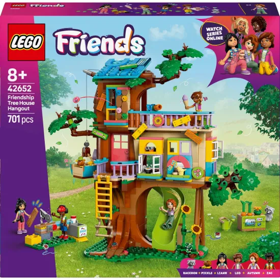 LEGO® Friends 42652 Dům přátelství na stromě s minipanenkami a zvířátky