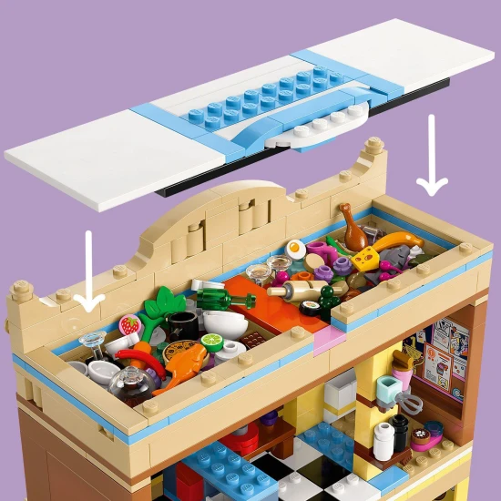 LEGO Friends restaurace s kuchyní plnou doplňků