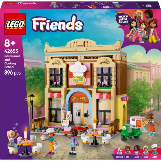 LEGO Friends restaurace s kuchyní plnou doplňků
