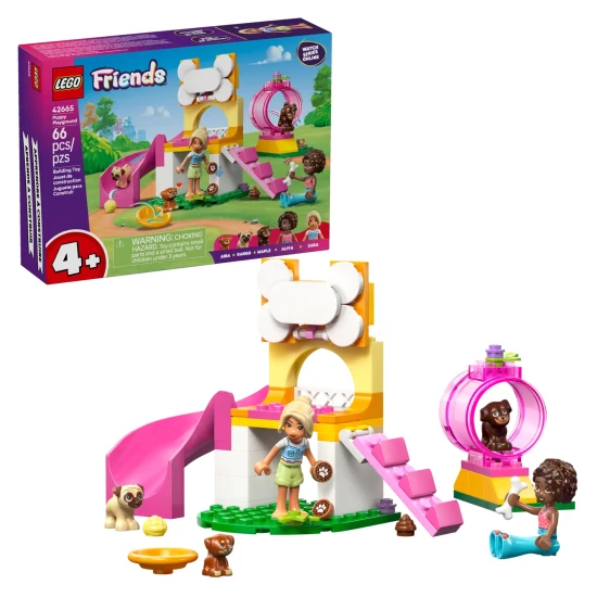 LEGO Friends Hřiště pro štěňata – rozkošná zábava pro malé milovníky psů