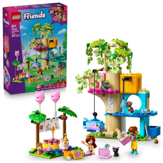 LEGO Friends Kočičí narozeninová oslava – Zábava pro malé milovníky koček!