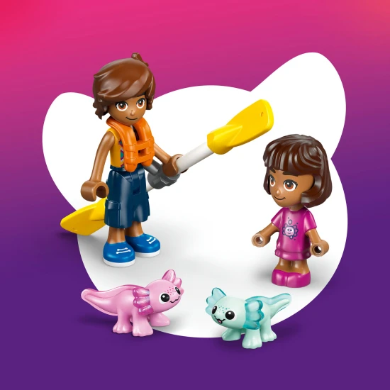 LEGO Friends 42681 Dobrodužný člun s axolotlem