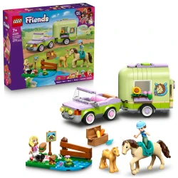 LEGO Friends 42695 Přívěs pro koně a hříbě