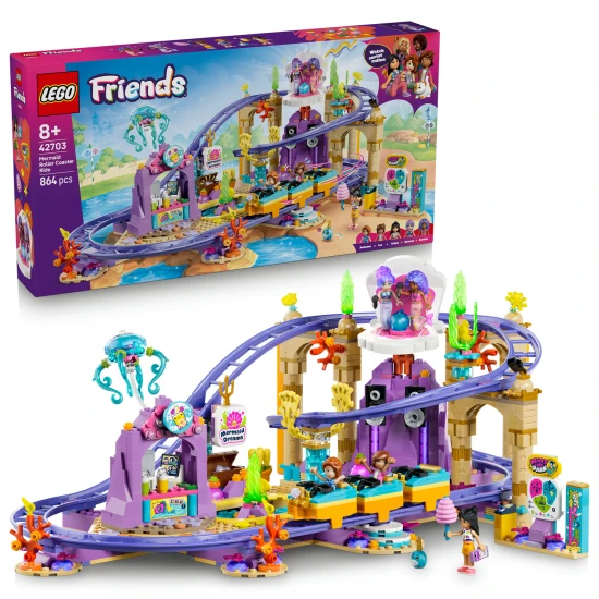 LEGO Friends 42703 Jízda na horské dráze s mořskými pannami