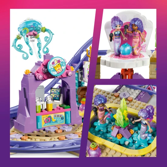 LEGO Friends 42703 Jízda na horské dráze s mořskými pannami