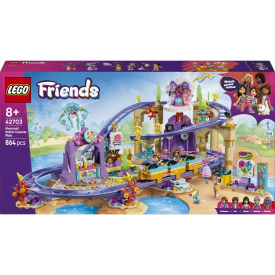 LEGO Friends 42703 Jízda na horské dráze s mořskými pannami