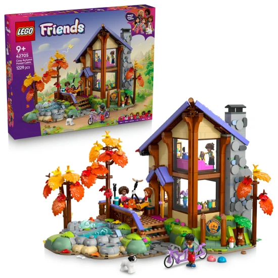 LEGO Friends 42705 Útulná chata v podzimním lese