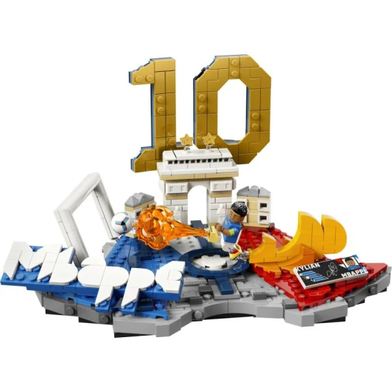 LEGO Editions 43013 Kylian Mbappé Hvězdné momenty fotbalu