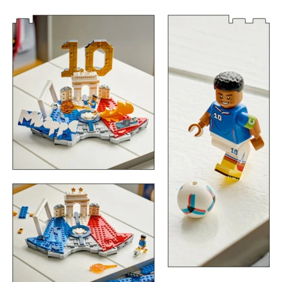 LEGO Editions 43013 Kylian Mbappé Hvězdné momenty fotbalu