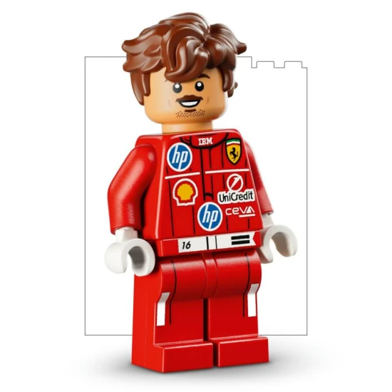 LEGO Editions 43014 Helma Charlese Leclerca ze Scuderia Ferrari HP