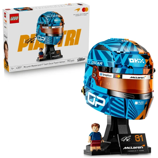 LEGO® Editions 43017 Přilba Oscara Piastriho z týmu McLaren Mastercard F1®