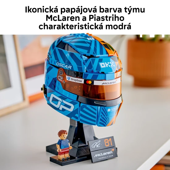 LEGO® Editions 43017 Přilba Oscara Piastriho z týmu McLaren Mastercard F1®