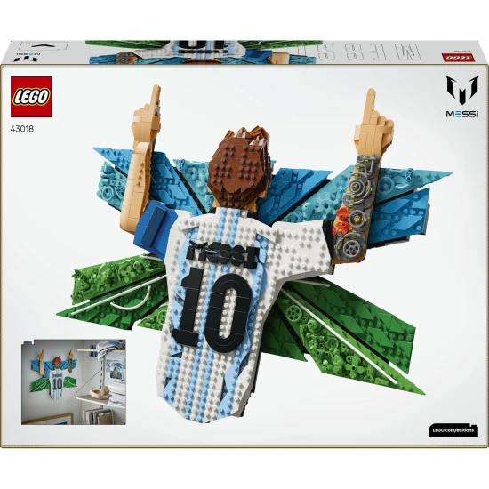 LEGO Editions 43018 Lionel Messi – Okamžik vítězství