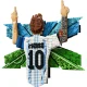 LEGO Editions 43018 Lionel Messi – Okamžik vítězství