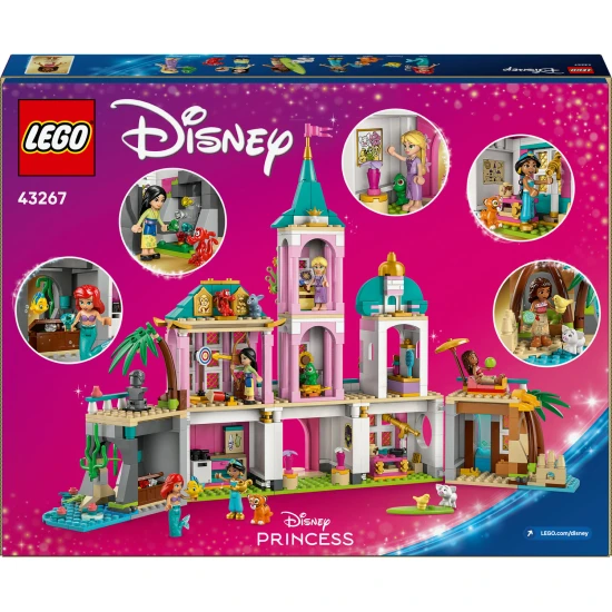 lego disney 43267 hrad princezen domaci mazlicci