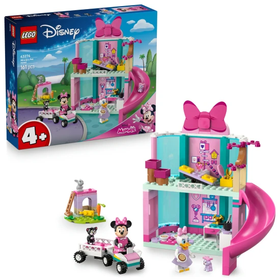 LEGO Disney 43274 Minnie a hotel pro domácí mazlíčky
