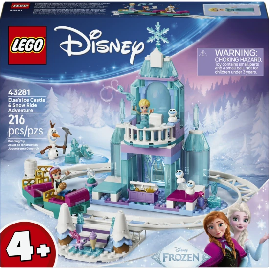 LEGO Disney 43281 Elsin ledový palác a sněhová jízda