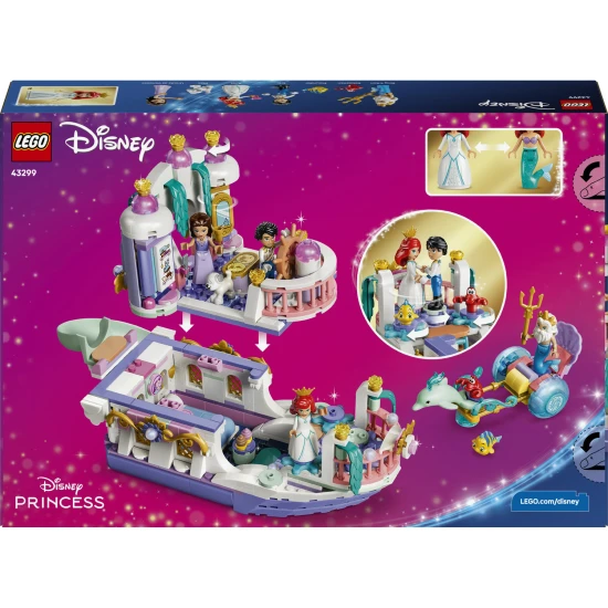 LEGO Disney 43299 Arielina loď a královská svatba