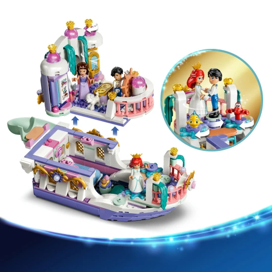 LEGO Disney 43299 Arielina loď a královská svatba