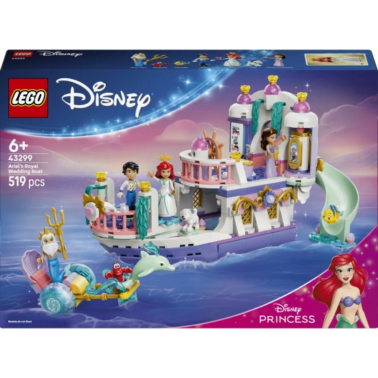 LEGO Disney 43299 Arielina loď a královská svatba