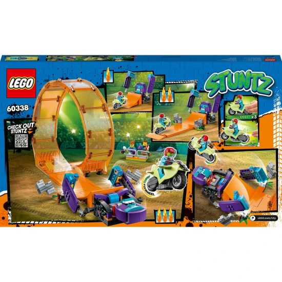 LEGO CITY Šimpanze kaskadérská smyčka Objev vzrušení s LEGO CITY kaskadérskou motorkou a šimpanzem