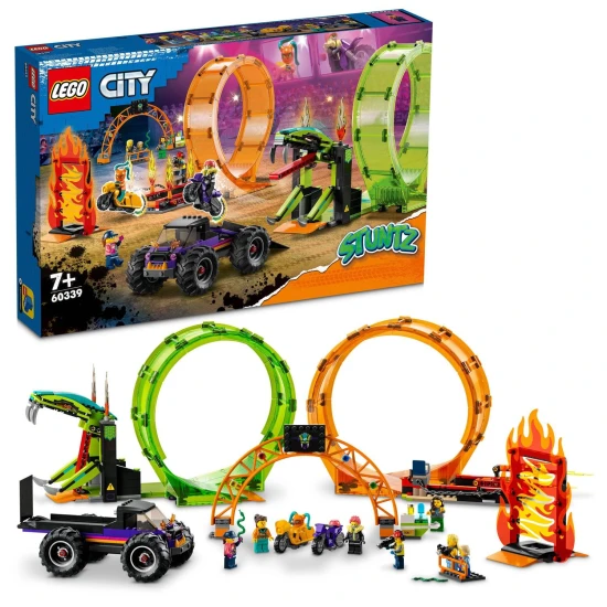 Zažij adrenalin s LEGO City Kaskadérskou dvojitou smyčkou! 