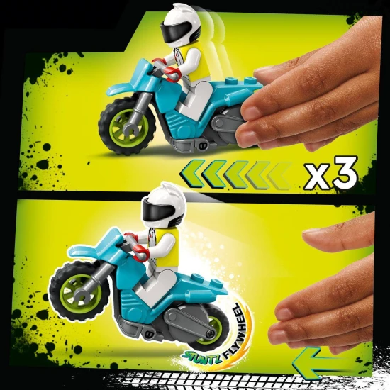 LEGO CITY Tahač s ohnivými kruhy LEGO City Tahač s ohnivými kruhy – akce na plný plyn!