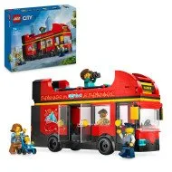 LEGO CITY 60407 Červený dvoupodlažní vyhlídkový autobus