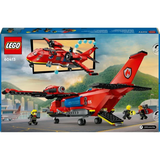 LEGO CITY Hasičský záchranné letadlo Letadlo LEGO City 60413 – Zasáhni požár z výšky!