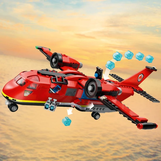 LEGO CITY Hasičský záchranné letadlo Letadlo LEGO City 60413 – Zasáhni požár z výšky!