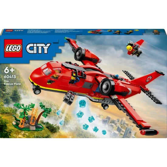 LEGO CITY Hasičský záchranné letadlo Letadlo LEGO City 60413 – Zasáhni požár z výšky!