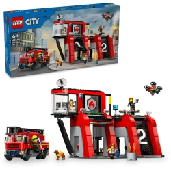 LEGO CITY 60414 Hasičská stanice s hasičským vozidlem