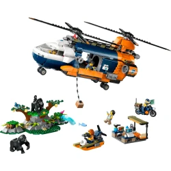 LEGO CITY 60437 Helikoptéra pro průzkum džungle v základním táboře