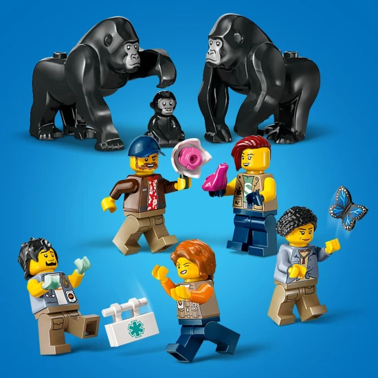 LEGO CITY Helikoptéra pro průzkum džungle v základním táboře LEGO CITY Helikoptéra pro průzkum džungle – dobrodružství v základním táboře