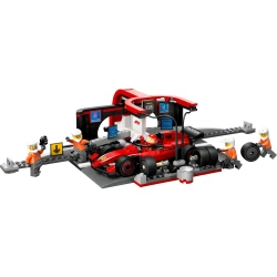 LEGO City 60443 Zastávka ve F1® a Pit Crew s autem Ferrari