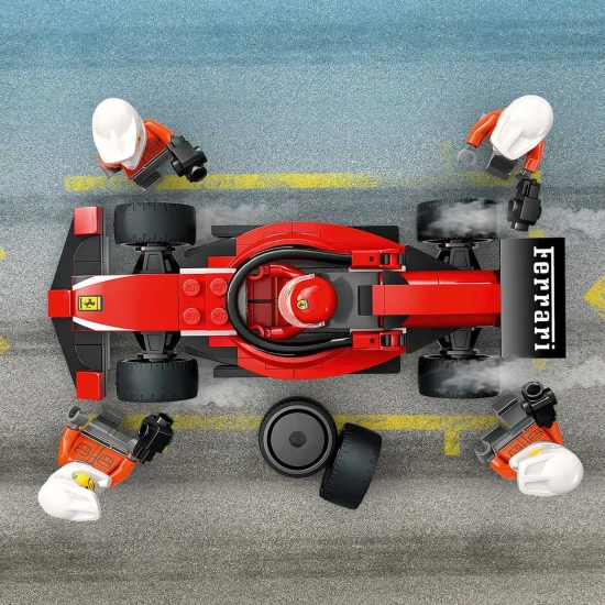 lego city 60443 f1 ferrari pit stop zavodni auto