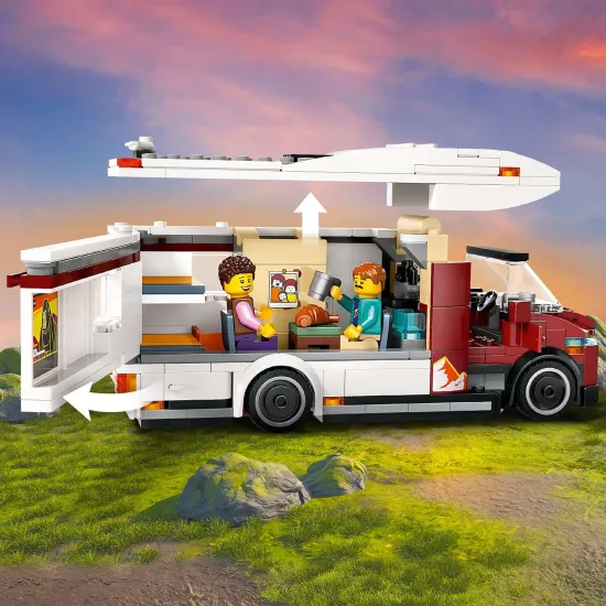 Dobrodružství na kolech: LEGO CITY Prázdninový karavan 