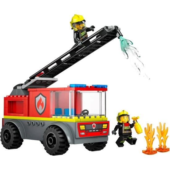LEGO CITY Hasičské auto s žebříkem připravené k zásahu při požáru
