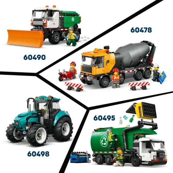 LEGO City 60489 Tryskáč vs. auto