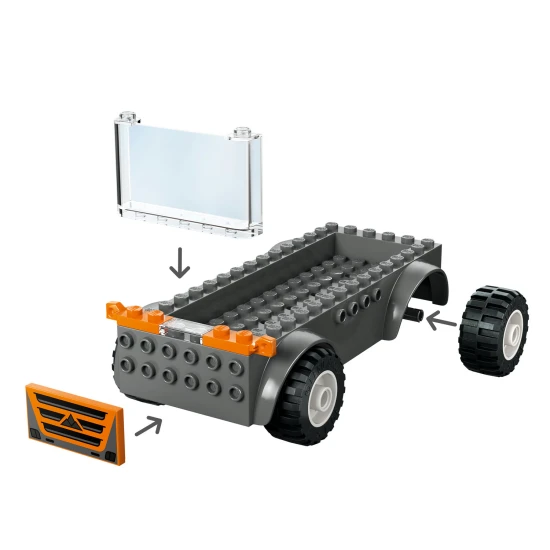 LEGO City 60491 Kamion na přepravu motorek
