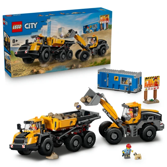 LEGO City 60494 Sklápěč a čelní nakladač