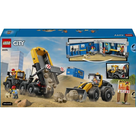 LEGO City 60494 Sklápěč a čelní nakladač